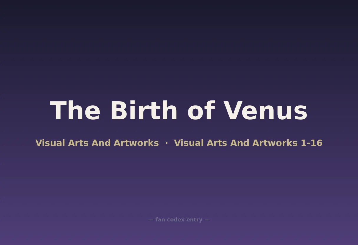 The Birth of Venus