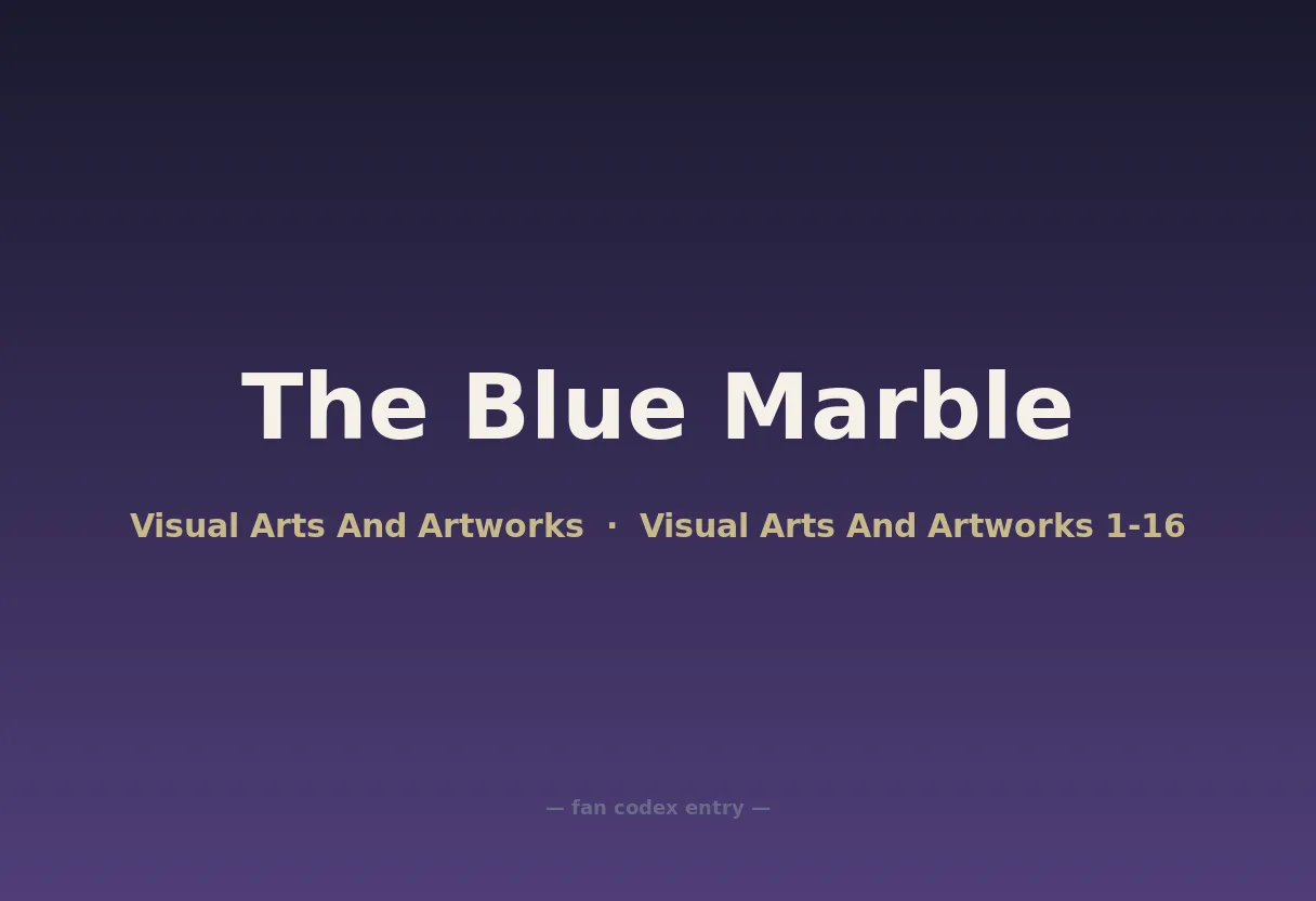 The Blue Marble