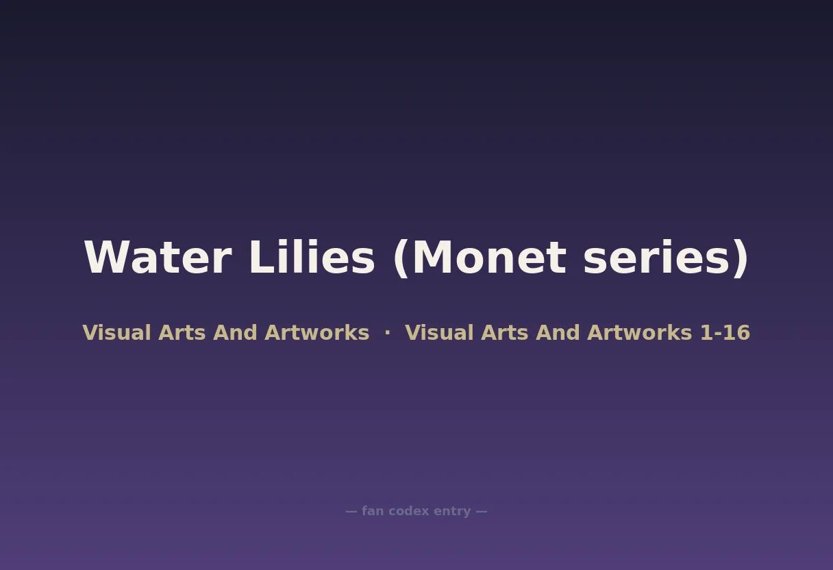 Water Lilies (Monet series)