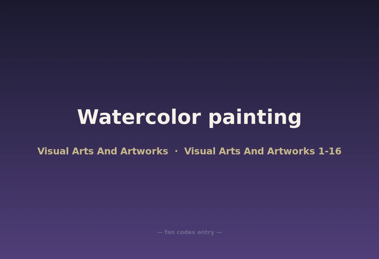 Watercolor painting